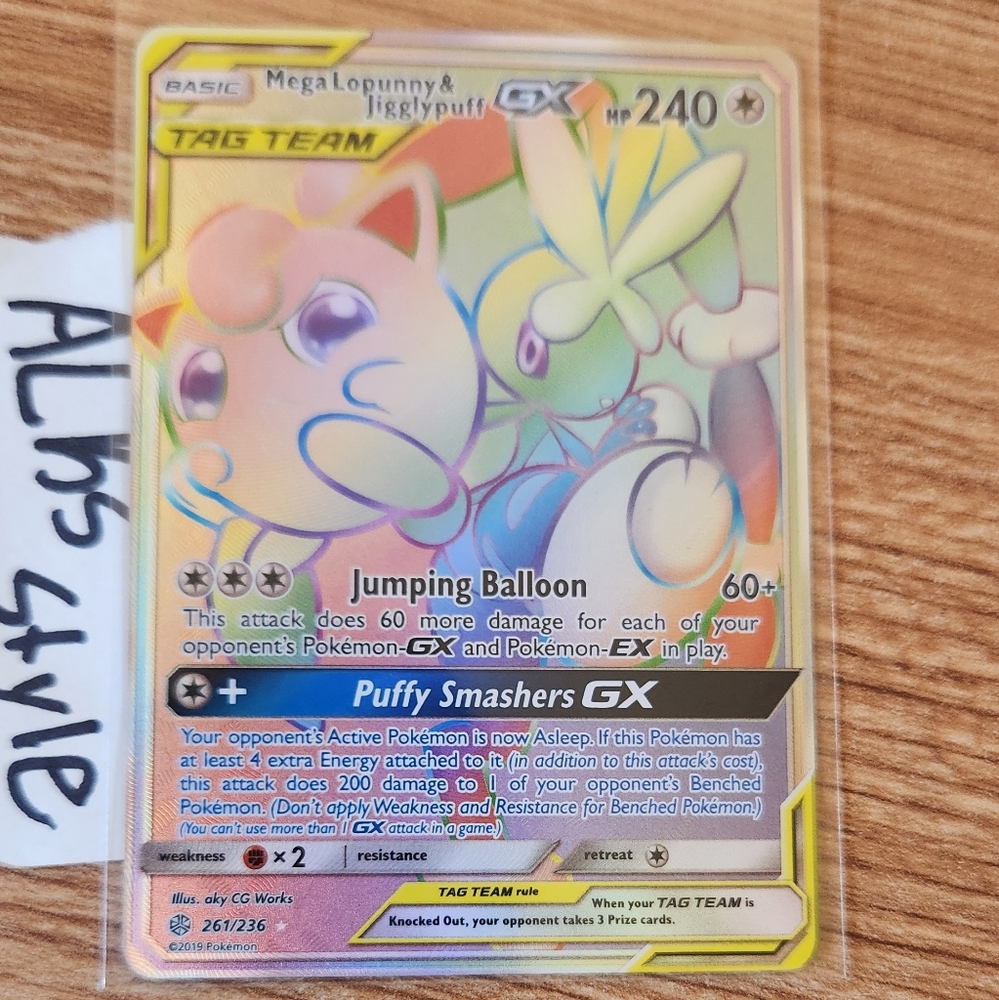 Mega Lopunny Jigglypuff GX 261/236
